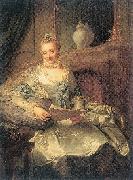 Matthieu, Georg David The Wife of Joachim Ulrich Giese oil painting